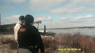 Barges Breaks loose Near Caruthersville Mo [upl. by Vanhook]