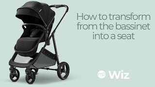 Mompush  Wiz  How to transform from the bassinet into a seat [upl. by Latrice421]