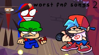 worst fnf songs 2  worst Dave and Bambi songs [upl. by Ruomyes]