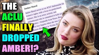 Amber Heard dropped by the ACLU once and for ALL [upl. by Ylra]