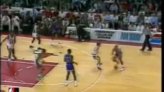 Bulls vs Knicks 1989 Playoffs Game 6 Jordan 40pts10asts [upl. by Anelak]