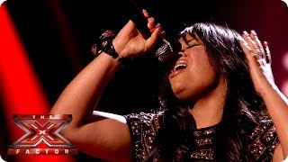 Lorna Simpson sings There Youll Be by Faith Hill  Live Week 1  The X Factor 2013 [upl. by Ennovehs]