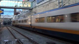 Eurostars 373 013  373 014 fly through Stratford International [upl. by Yadroc]