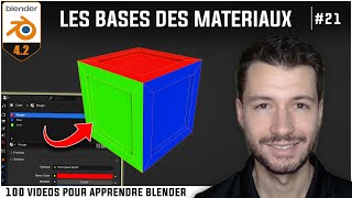 21  LA BASE DES MATERIAUX  Apprendre Blender en 100 vidéos TUTO FR [upl. by Amii]