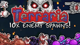 MECH MADNESS in Terraria with 10x spawn rates Terraria Episode 14 [upl. by Ennaeerb]