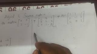 Finding adjoint matrix for polytechnic [upl. by Bianchi]