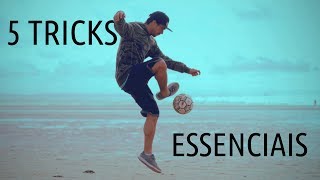 5 MANOBRAS BÁSICAS DO FUTEBOL FREESTYLE [upl. by Asert]