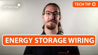 Phocos Tech Tip Energy Storage Wiring amp Preparation [upl. by Onra796]