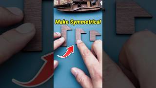 Make Symmetrical Image mini wood toywood working art skillshand craft ideas shorts [upl. by Elinet]