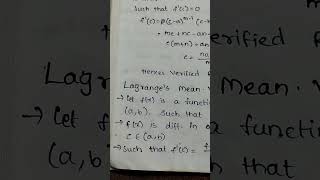 Lagranges mean value theorem  linear algebra and calculus  study spot [upl. by Shara]