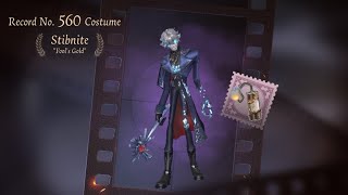 Identity V  Fool’s Gold First A Tier Skin “Stibnite” He Is For Real Needs Skills To Play [upl. by Olag]