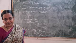 STRUCTURE OF CEPHALOSPORINCby DrMSridevi SKSDMAHILA KALASALA Tanuku [upl. by Rayham]