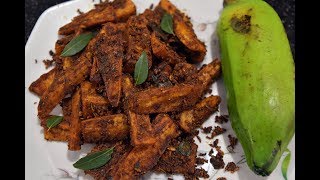 Vazhakkai varuval Valakkai fry Raw banana fry [upl. by Alesiram]