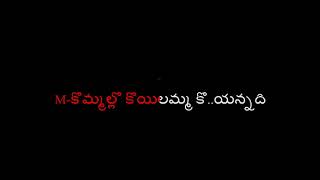 Raasanu Premalekalenno Telugu Karaoke Song With Telugu Lyrics [upl. by Medlin]