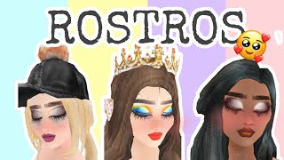 IDEAS PARA PONERSE ROSTROS LINDOS EN AVAKIN LIFE 💛💫Avakin Life [upl. by Nosmirc]