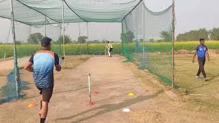 Perfect side arm Cricket Practice in net session State cricket player bihar [upl. by Kattie826]