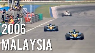 RENAULT DOMINATED SEPANG  2006 Malaysian Grand Prix [upl. by Arlyn258]