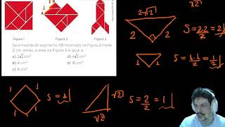 TSI  Resolução de Exercícios  Lista 8  Caderno 2  Área de Figuras Planas [upl. by Ettenowtna]