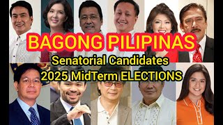 BAGONG PILIPINAS Senatorial Candidates Under PBBM  BAGONG UNITEAM [upl. by Mailiw]