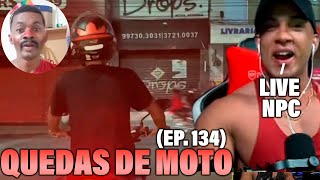 HUDSON AMORIM REAGINDO QUEDAS DE MOTO EP 134 [upl. by Netnilc]