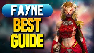 FAYNE  DAMAGE DEBUFFS amp BEST 6PACK in RAID Build amp Guide [upl. by Kerad]