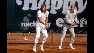 BJORN BORG LENNART BERGELIN Y PAUL MCNAMEE MONTECARLO [upl. by Ardnaz772]