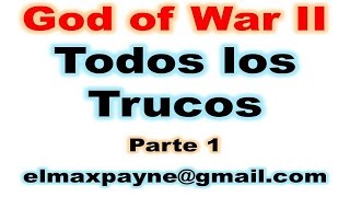 God Of War II trucos de vida magic orbs y rage of titans INFINITOS  parte 1 [upl. by Lisk457]