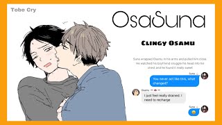 Clingy Osamu  Haikyuu texts  Tobe Cry CryBaby Repost [upl. by Bennet562]