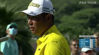 Hideki Matsuyama firing at flags for 10 minutes and 8 seconds [upl. by Tacy]