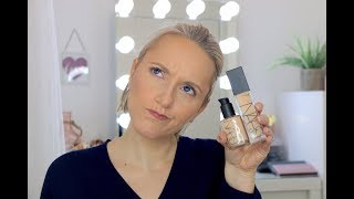 New NARS Natural Radiant Longwear Foundation VS NARS Sheer Glow Foundation Wear Test [upl. by Allard548]