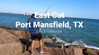 East Cut Port Mansfield TX Fishing March 2021 4 [upl. by Cerracchio]