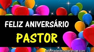 Mensagem de feliz aniversário para pastor evangélico  7 [upl. by Jarlen]