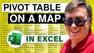 Excel  How to Create a Pivot Table on a Map using 3D Maps or Power Map  Episode 2038 [upl. by Dyanna]