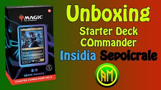 Insidia Sepolcrale 🔵⚫ Unboxing Commander Deck Introduttivo MTG ITALIA [upl. by Punke325]