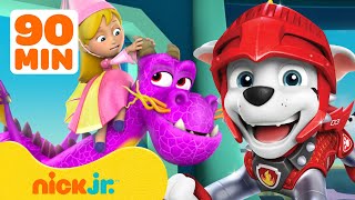 Patrulha Canina  Resgates e Aventuras de Contos de Fadas 🐉 90 Minutos  Nick Jr em Português [upl. by Cassaundra]