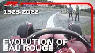 Evolution Of Eau Rouge Raidillon F1 1925  2022 [upl. by Ivek243]