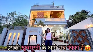 240 yds Most Beautiful Duplex House with Front Garden😍240 गज के प्लॉट पर इससे बेहतर घर नहीं बन सकता [upl. by Iilek]