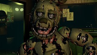 ALL JUMPSCARES  FNaF 3 Five Nights at Freddys 3 [upl. by Adamek974]