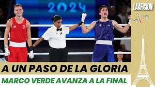 ¡Va por el ORO Marco Verde se mete a la Final de boxeo en París 2024 [upl. by Clemente]