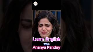 Learn English With Ananya Panday ananyapanday bollywood ielts englishlanguage learn ieltswale [upl. by Freeman]