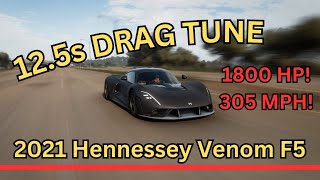 Forza Horizon 5  Hennessey Venom F5 125s DRAG TUNE [upl. by Naegem356]