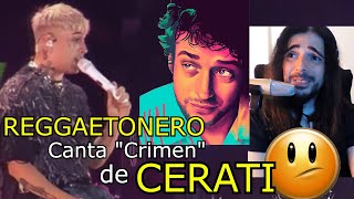 REGGAETONERO Canta una de CERATI y sonó así😬😐😮 [upl. by Anorahs]