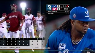 Jairo Asencio Llega En El Noveno Y Le Bota El Juego A Licey Vs Los Gigantes En LIDOM [upl. by Maible522]