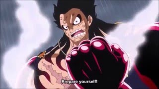 Luffy GEAR 4TH Attacks KONG GUN RHINO SCHNEIDER amp CULVERIN [upl. by Appolonia]