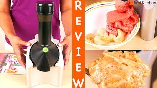 Yonanas Frozen Healthy Dessert Maker Review [upl. by Tamah]