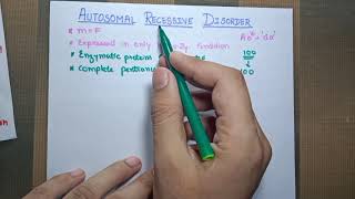 Autosomal recessive disorders Genetic and Pediatric Diseases Robbins pathology MCWA [upl. by Vala]