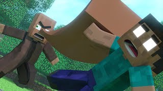 Top 5 Funny Minecraft Animations Created By MrFudgeMonkeyz [upl. by Caspar]