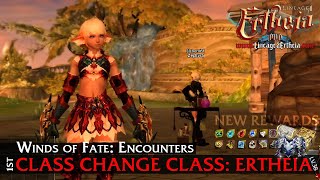 Winds of Fate Encounters  First Class Change Quest Ertheia class with updated rewards [upl. by Nedgo350]