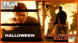 Halloween EndingHalloween Kills Opening  Halloween Kills 2021  Fear [upl. by Cindie]