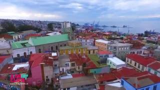 Vuelo Drone 7  Valparaíso  A un Click [upl. by Cannell848]